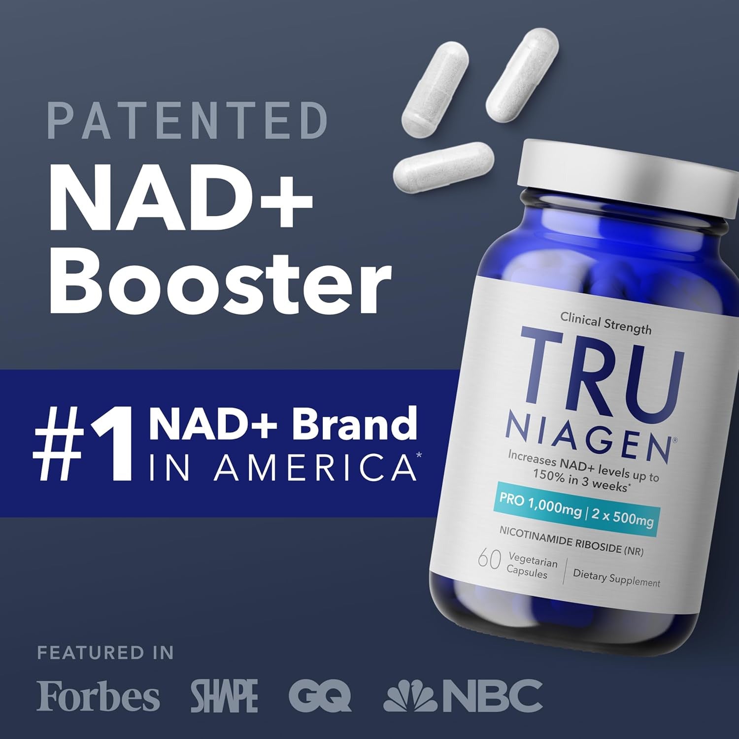 NAD+ Supplement — Anti Aging and Cell Regeneration