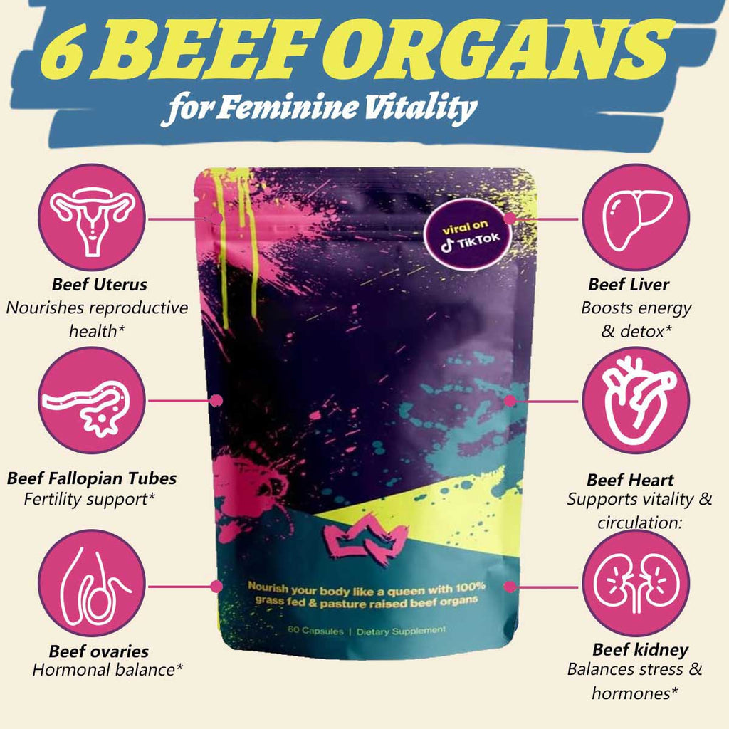Female-Optimized Beef Organ—Balance Hormones, Energy, & More for Women