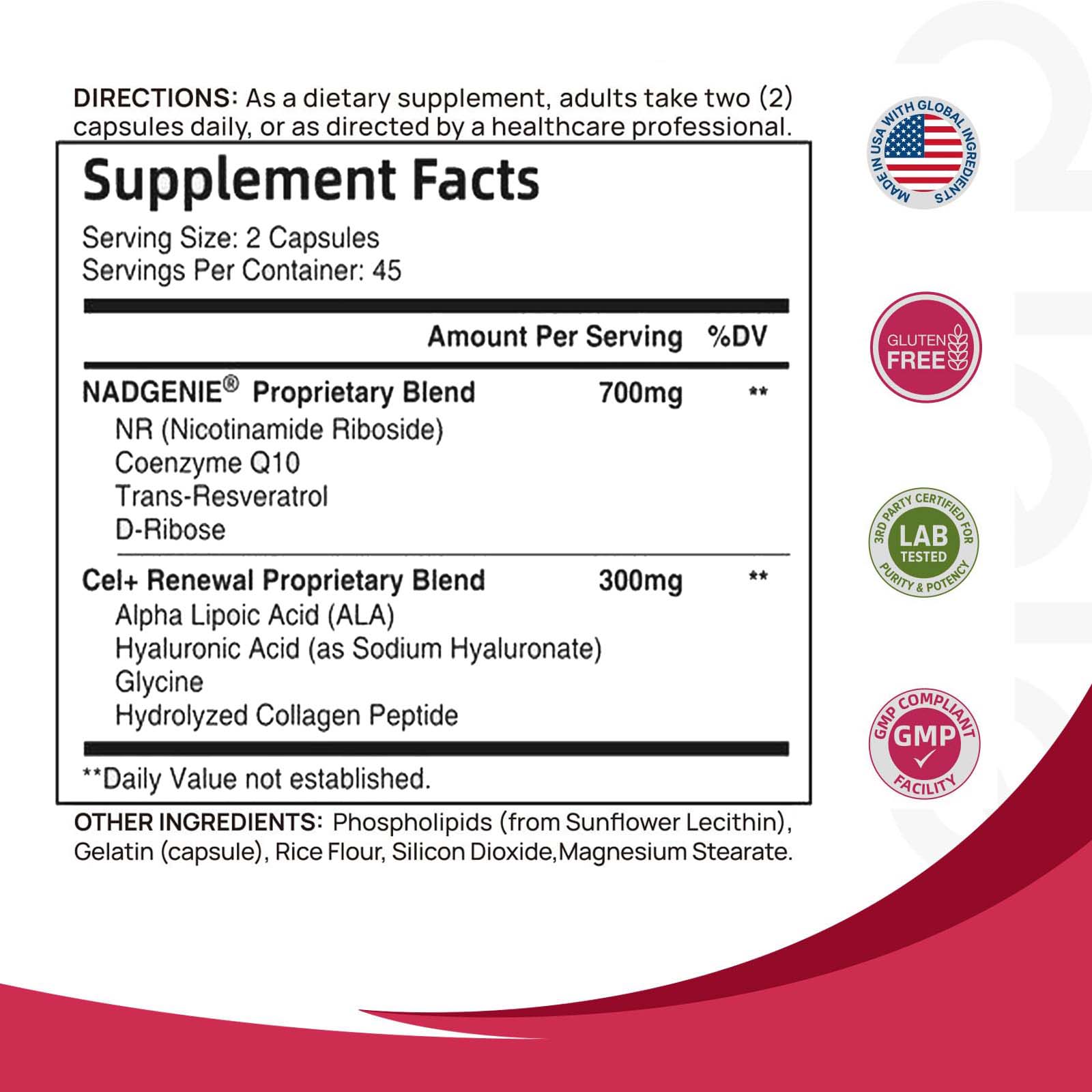 Women's NAD Nutrient Complex – Wellness for Energy, Skin Appearance