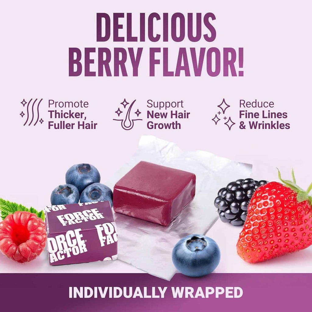 Nutrient Soft Chews for Hair Density & Strength