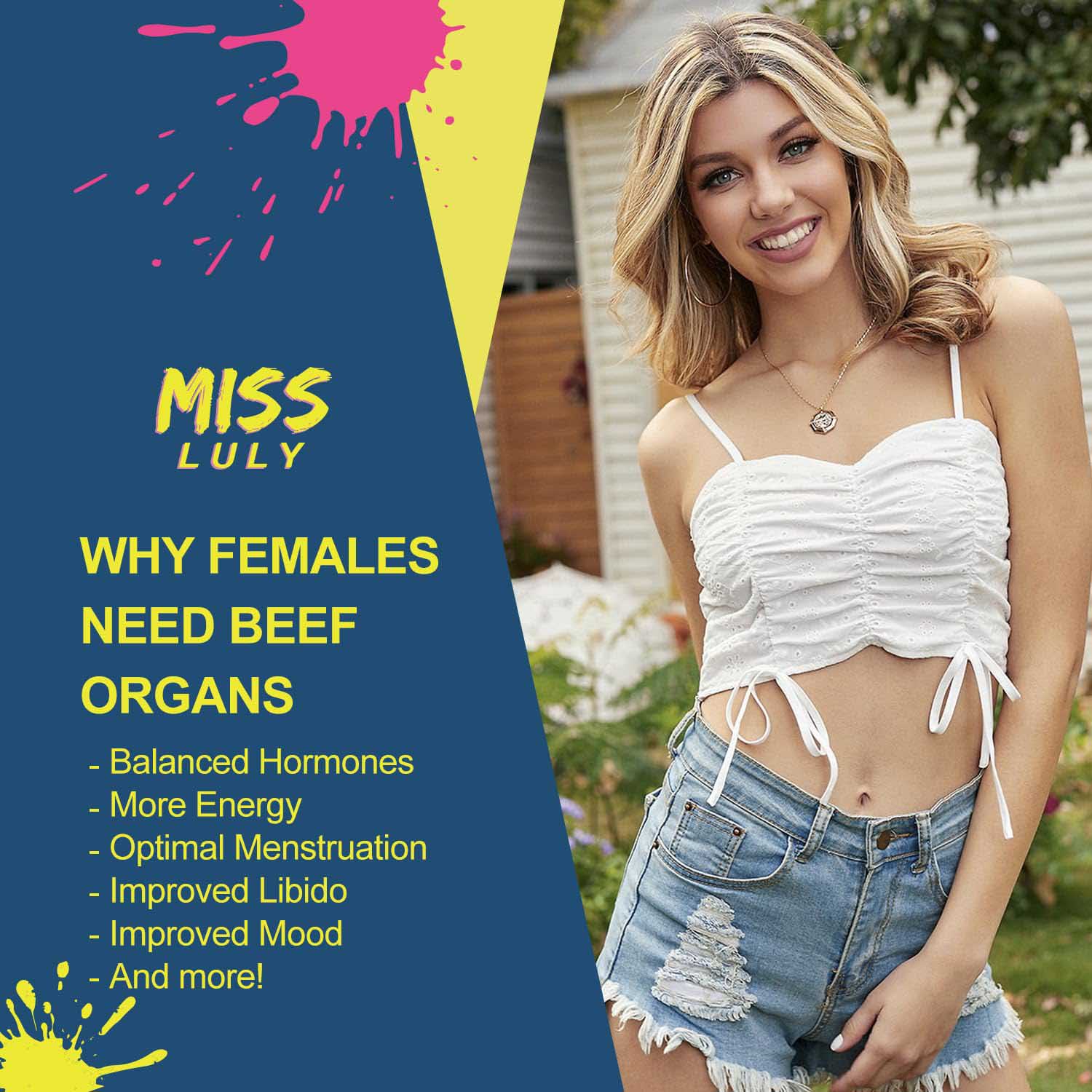 Female-Optimized Beef Organ—Balance Hormones, Energy, & More for Women