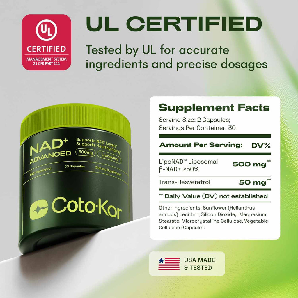 Liposomal NMNH Complex with Resveratrol & NAD Precursors