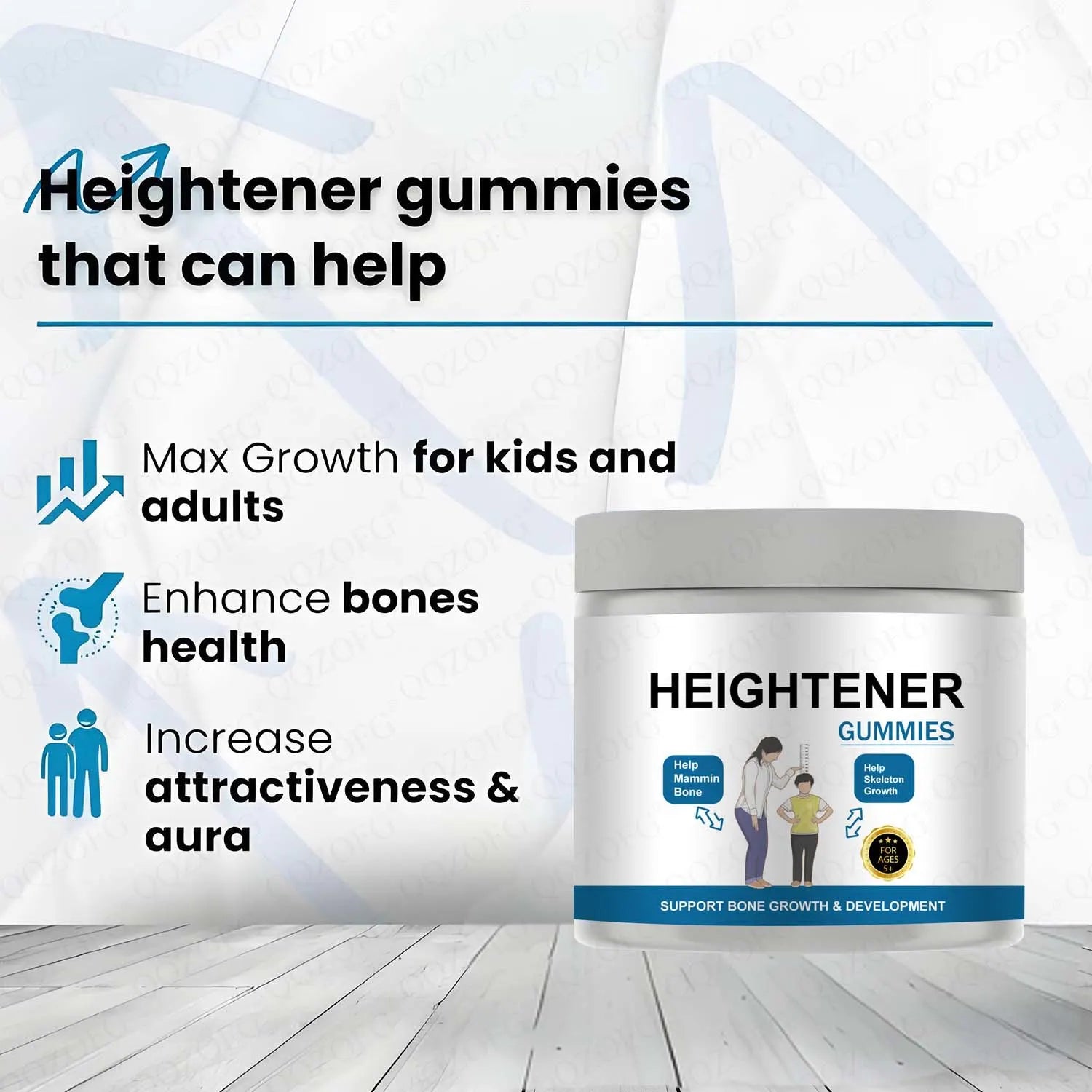 Heightener Gummies– Supports Active Lifestyle, Posture & Everyday Vitality