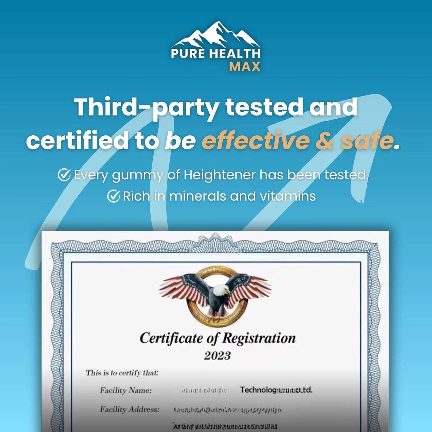 Heightener Gummies– Supports Active Lifestyle, Posture & Everyday Vitality