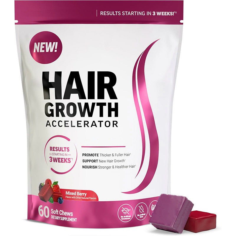 Nutrient Soft Chews for Hair Density & Strength