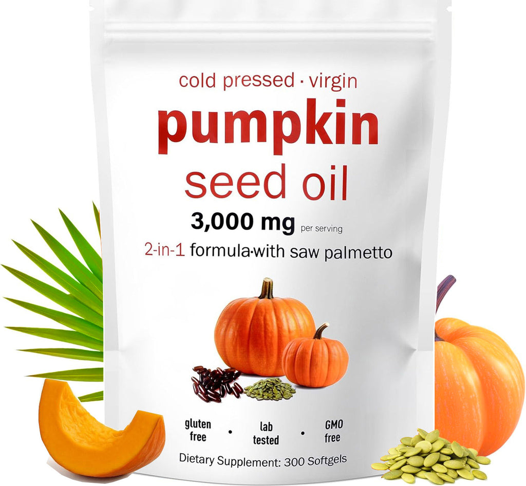 Pumpkin Seed Oil with Saw Palmetto – 3000mg Per Serving