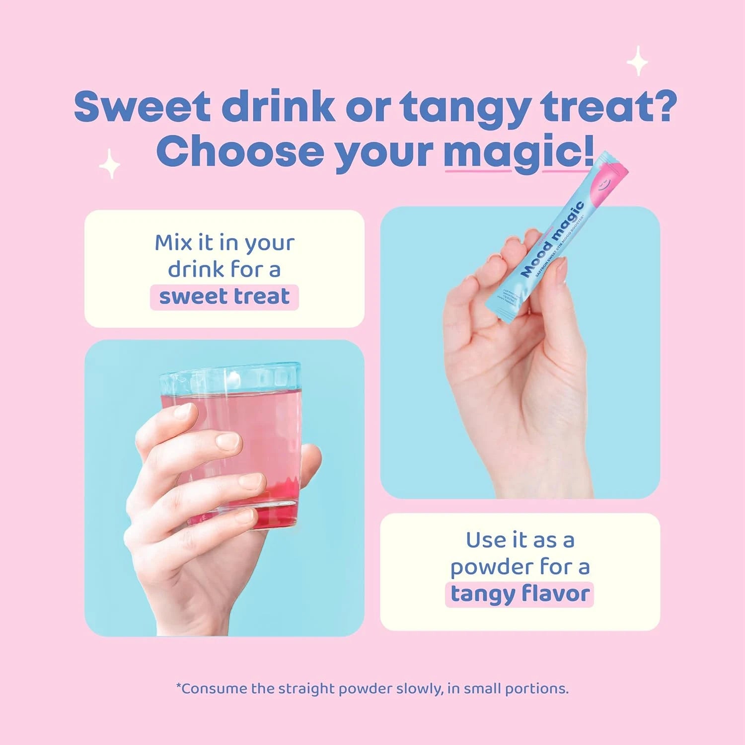 Saffron Pixie Sticks – Sugar-Free Drink Mix with Saffron & GABA