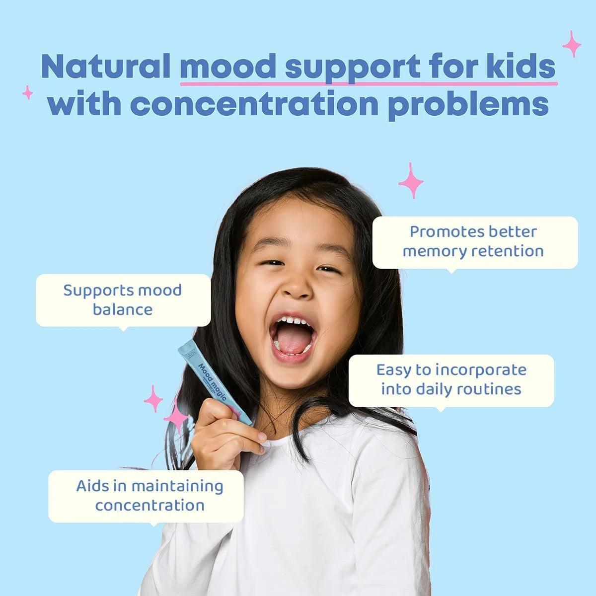 Saffron Pixie Sticks – Sugar-Free Drink Mix with Saffron & GABA