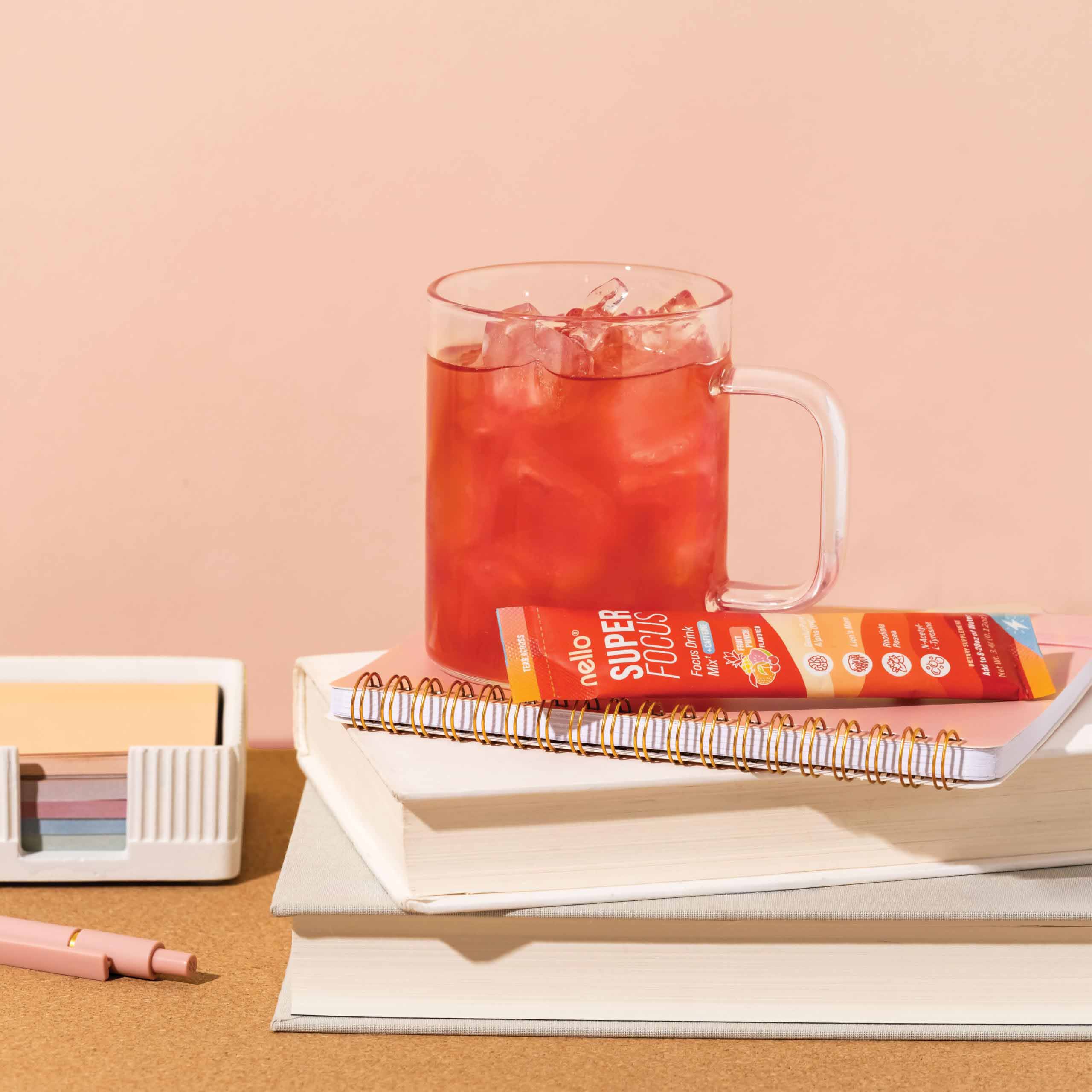 Fruit Punch with Caffeine – Nootropic Focus Drink Lion’s Mane, Rhodiola